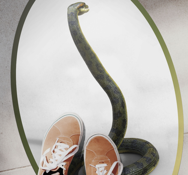 Tapis vinyle animal inspiration imprimé serpent - TenStickers