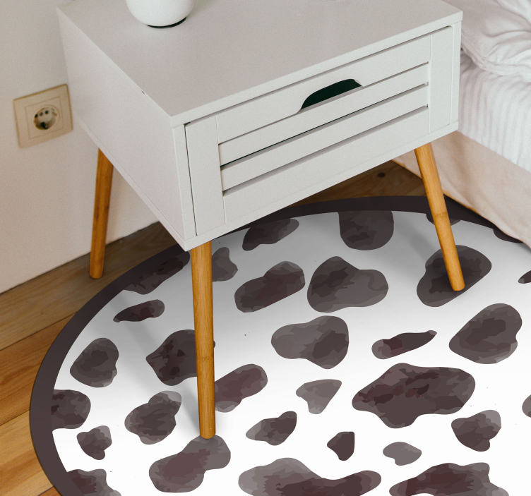 Tapis vinyle animal style cuir de vache - TenStickers