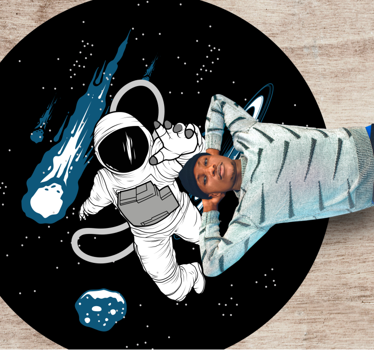 Tapis vinyle autouroute aventure astronomique - TenStickers