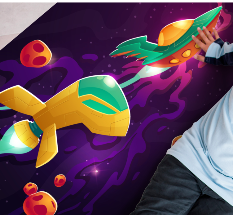 Tapis vinyle autres tapis concept de voyage cosmique - TenStickers