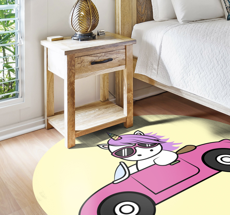 Tapis vinyle autres tapis décor de lecteur de licorne - TenStickers