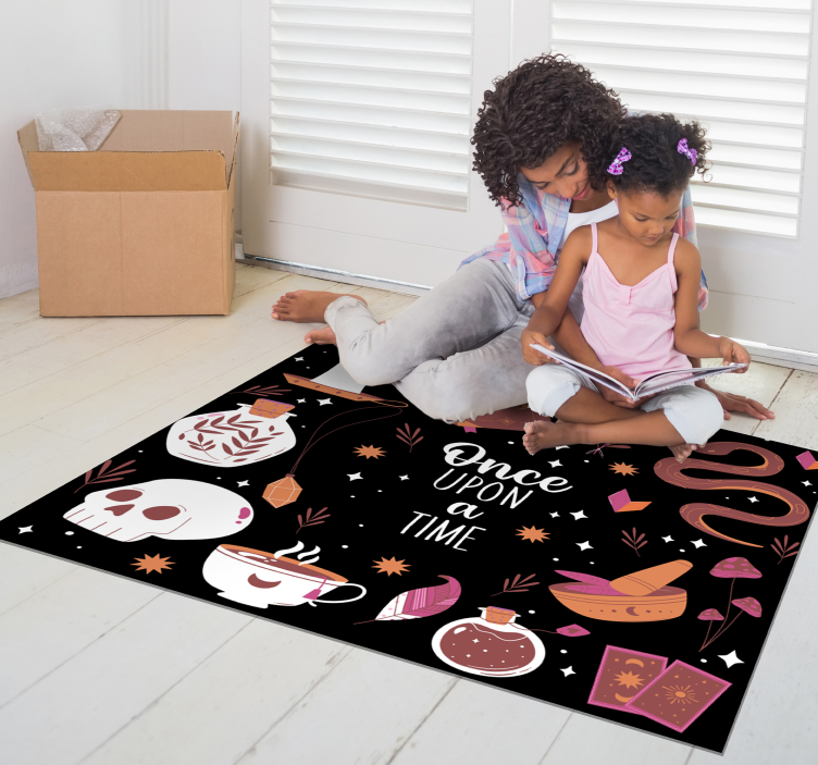 Tapis vinyle autres tapis l'heure du conte de fées - TenStickers