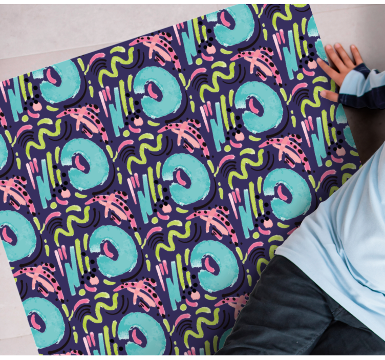 Tapis vinyle autres tapis motif coloré et ludique - TenStickers