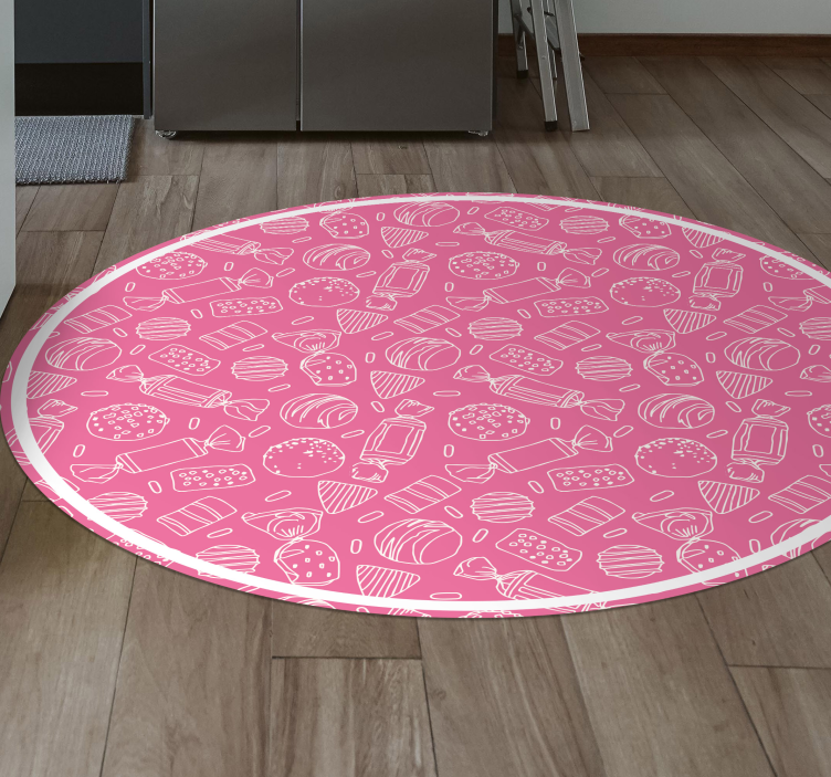 Tapis vinyle autres tapis motif rose canny - TenStickers