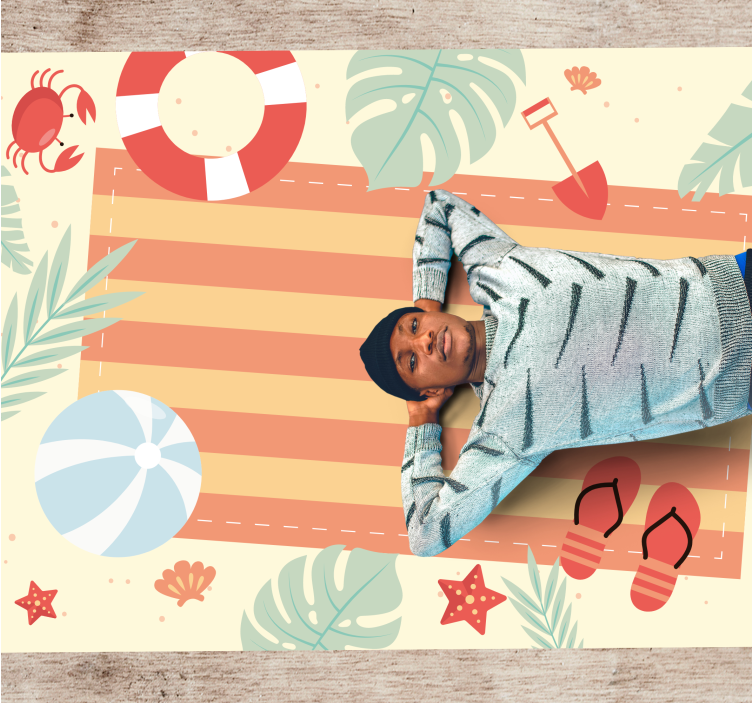 Tapis vinyle autres tapis scène d'ambiance estivale - TenStickers