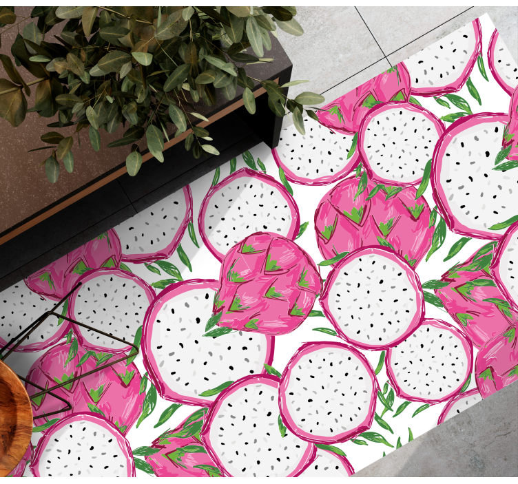 Tapis vinyle cuisine concept de fruits tropicaux - TenStickers
