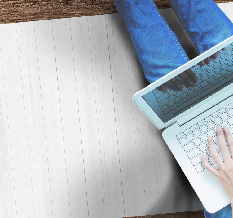 Tapis vinyle imitation parquet texture légère - TenStickers