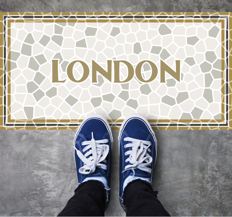 Tapis mosaique vinyle mosaïque de londres - TenStickers