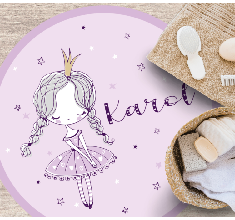 Tapis vinyle personnalisé illustration de fée de ballet - TenStickers