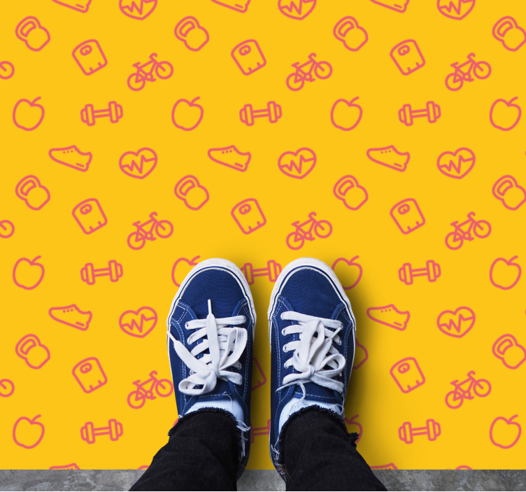 Tapis vinyle pour enfants espièglerie juvénile - TenStickers