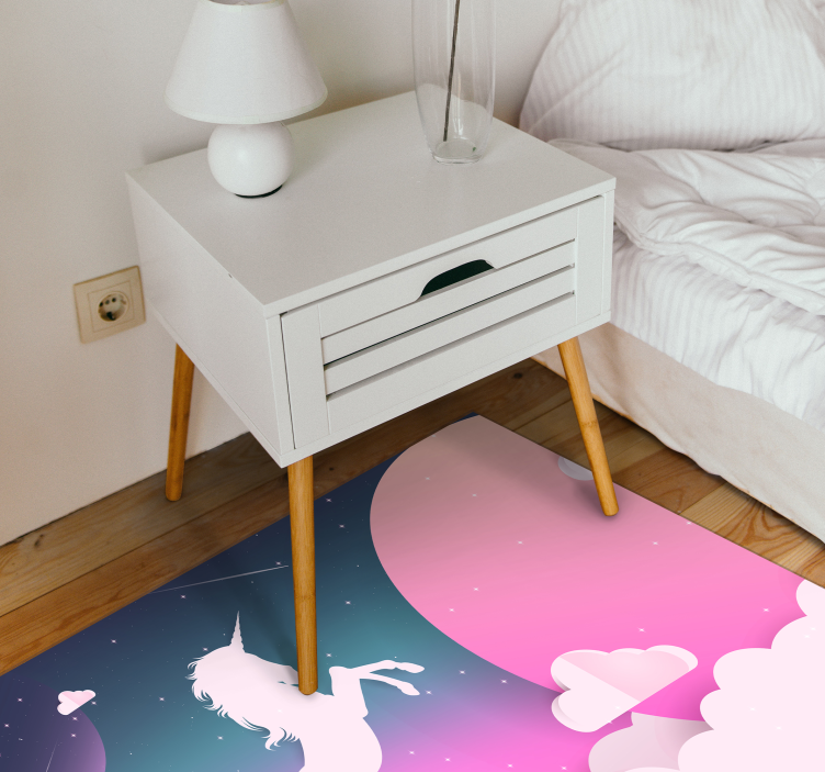 Tapis vinyle pour enfants licorne magique - TenStickers
