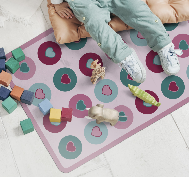 Tapis vinyle pour enfants temps de jeu chaleureux - TenStickers
