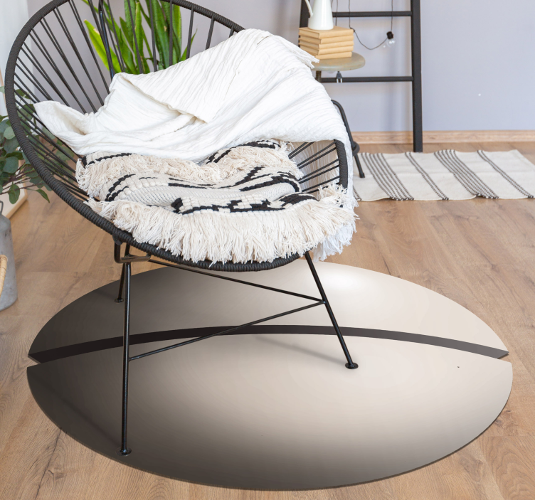 Tapis vinyle rond Sphère Art - TenStickers