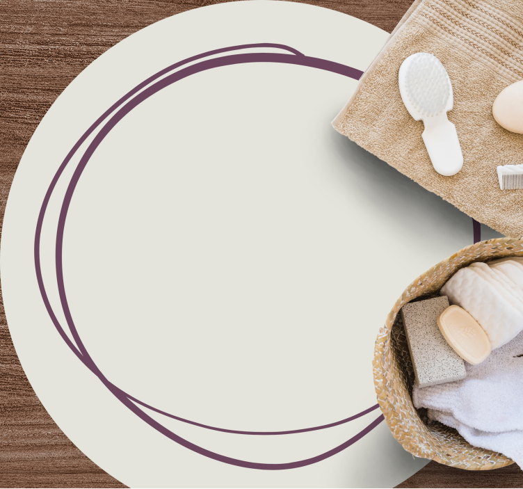 Tapis vinyle salle de bain caractère de salle de bain - TenStickers