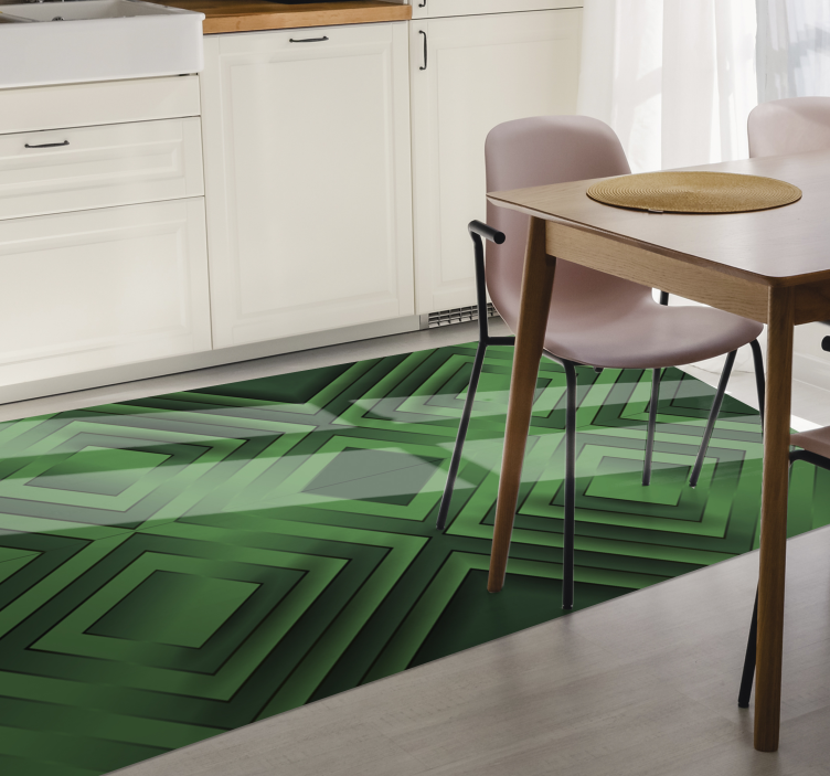 Tapis vinyles géométriques motif de losanges - TenStickers