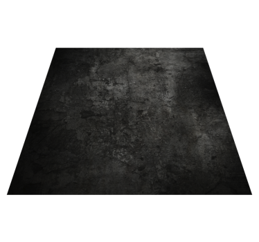 Tapis vinyle salon imitation pierre ciment noir - TenStickers