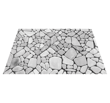 Tapis vinyle pierre texture de pierre granuleuse - TenStickers