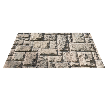 Tapis vinyle pierre surface grise - TenStickers