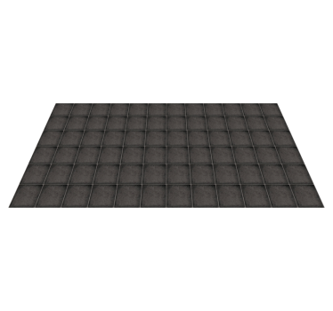 Tapis vinyle pierre aspect tuile ardoise - TenStickers
