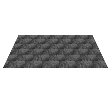 Tapis vinyle pierre motif de style fusain - TenStickers
