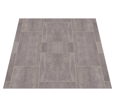 Tapis vinyle pierre carreaux gris texturés - TenStickers