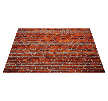 Tapis vinyle pierre texture de brique rugueuse - TenStickers