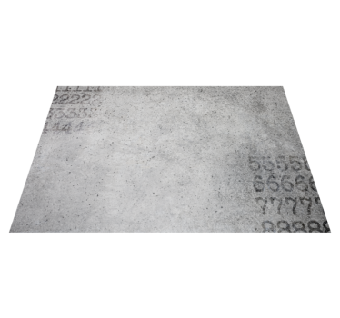 Tapis vinyle imitation pierre et chiffres - TenStickers