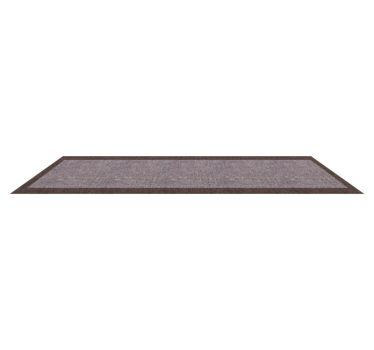 Tapis vinyle moderne tons bruns avec cadre - TenStickers
