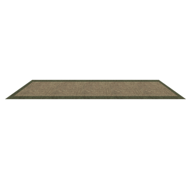 Tapis vinyle moderne avec cadre vert - TenStickers