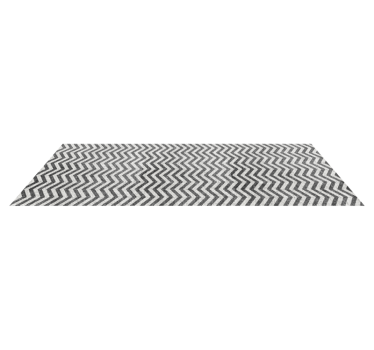 Tapis vinyle couloir motif à zigzag - TenStickers