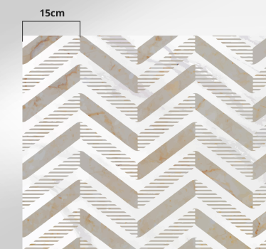 Tapis vinyle pierre Cuisine en marbre blanc mat - TenStickers