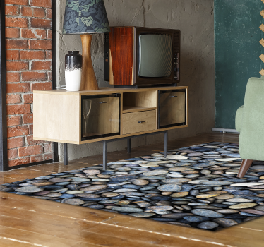 Tapis en vinyle effet pierre incroyable - TenStickers