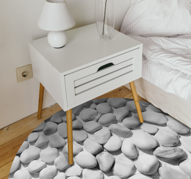 Tapis vinyle pierre Pierres blanches irrégulières - TenStickers