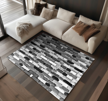Tapis vinyle pierre pavés réalistes - TenStickers