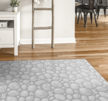Tapis vinyle pierre agencement élégant - TenStickers