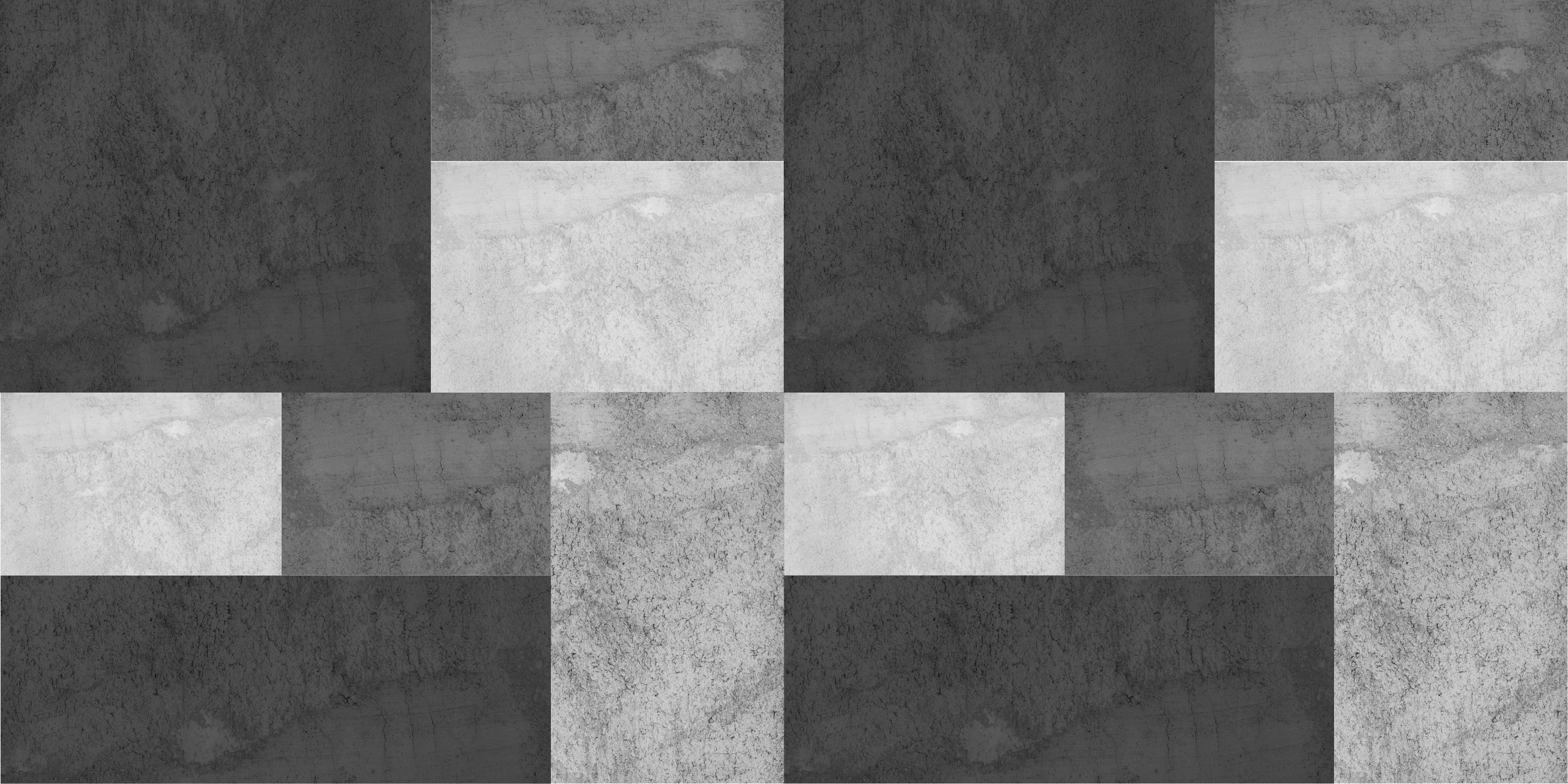 Tapis vinyle noir conception de carrés modernes - TenStickers