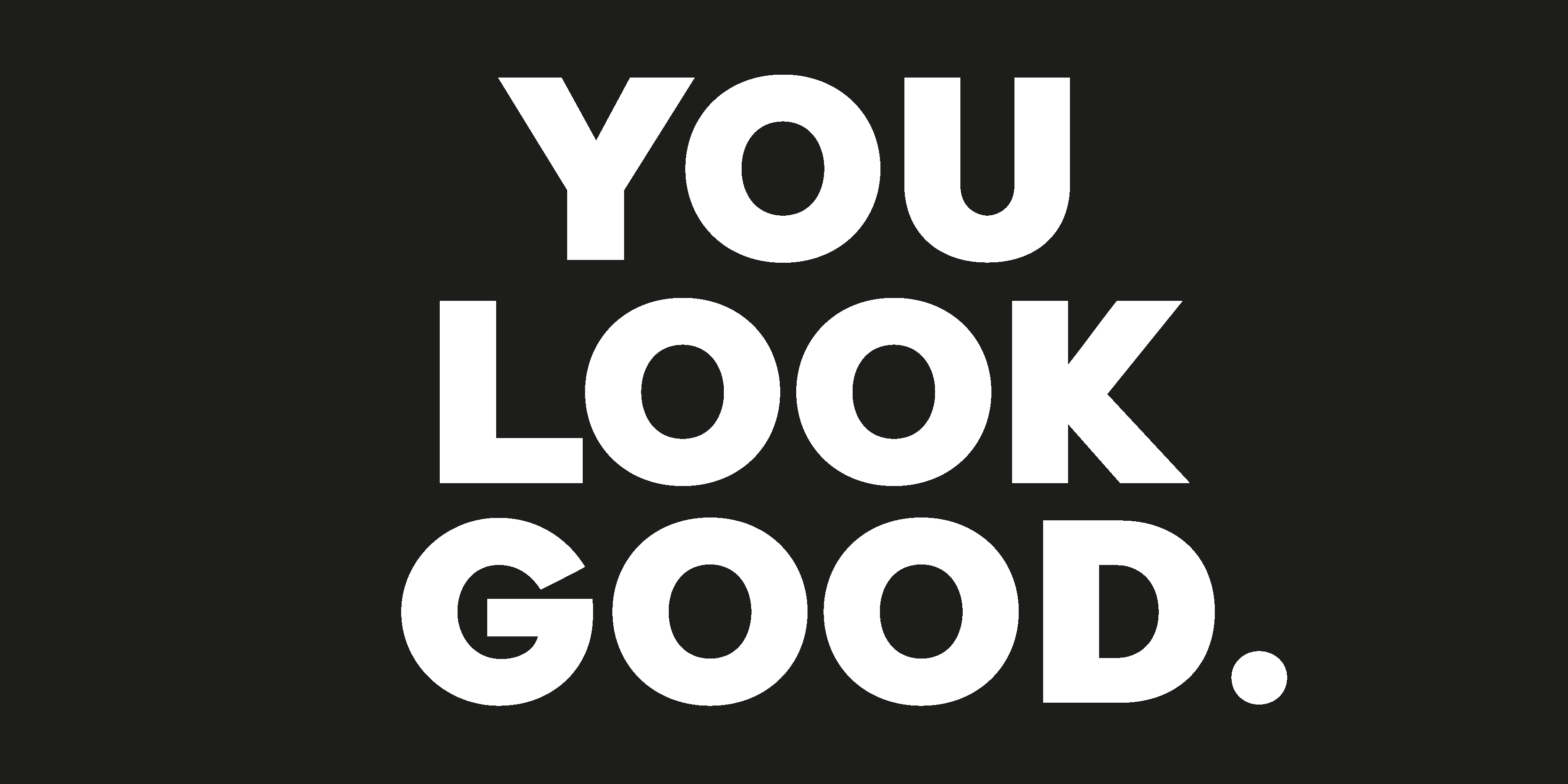 Tapis vinyle salle de bain you look good texte - TenStickers