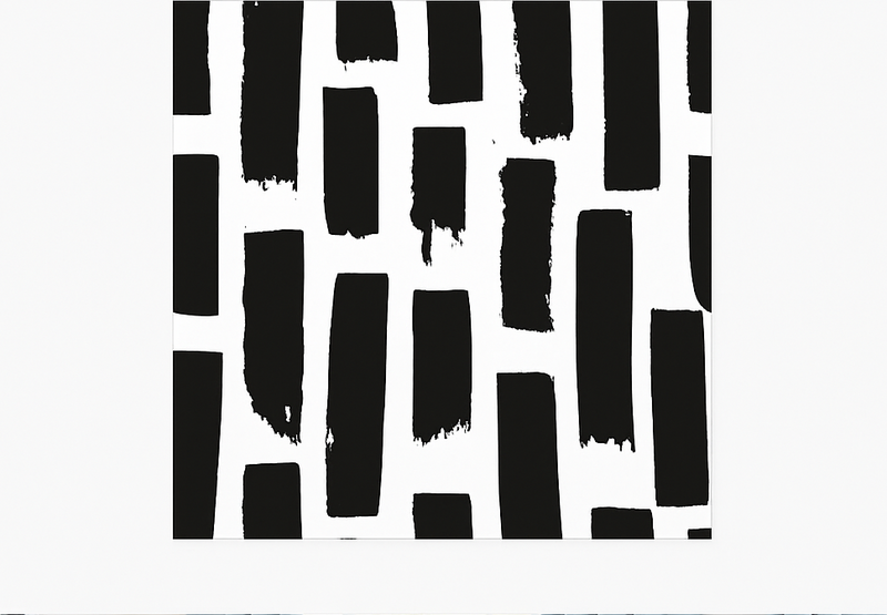 Tapis vinyle carré coups de peinture modernes - TenStickers