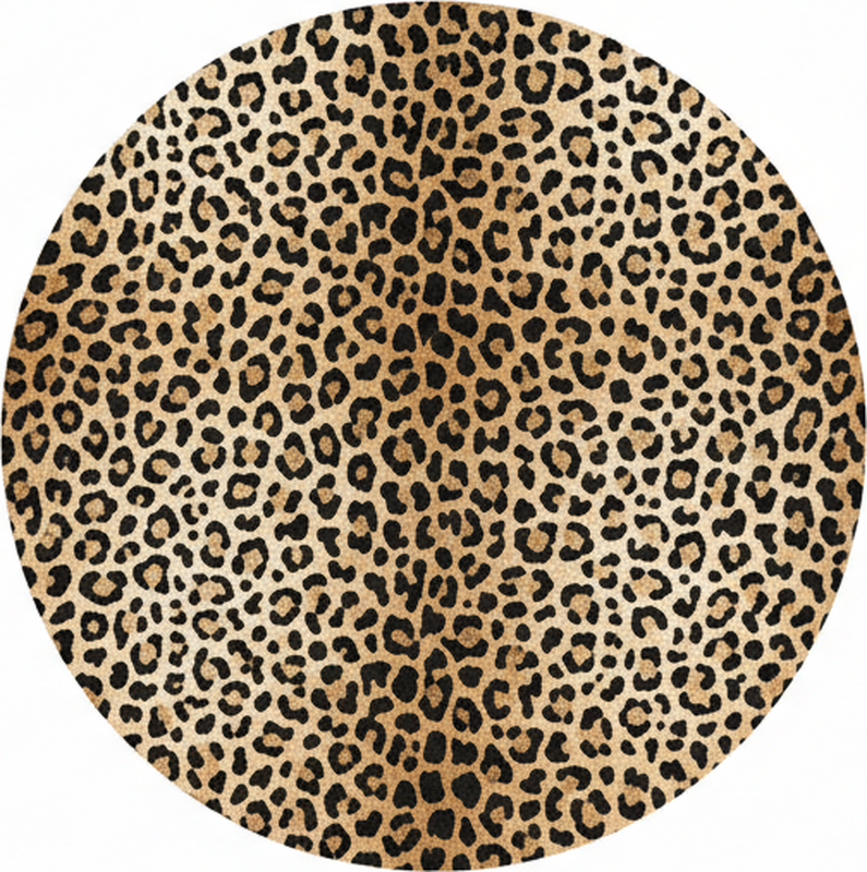 Tapis vinyle salon motif panthère - TenStickers