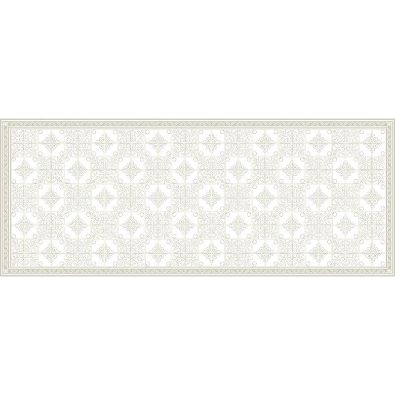 Tapis vinyle cuisine vanille classique - TenStickers