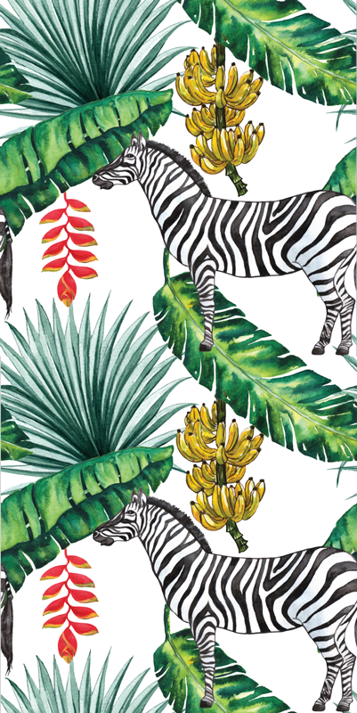 Tapis vinyle animal motif nature - TenStickers