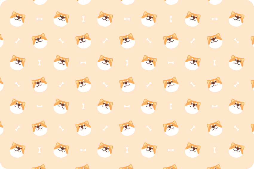 Tapis vinyle animal visage de chien mignon - TenStickers