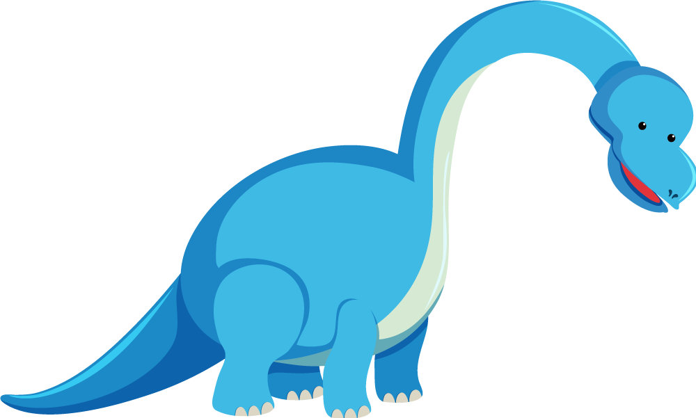 Tapis vinyle animal dinosaure mignon - TenStickers