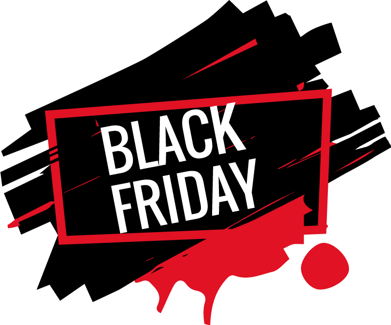Tapis vinyle black friday autocollant moderne - TenStickers