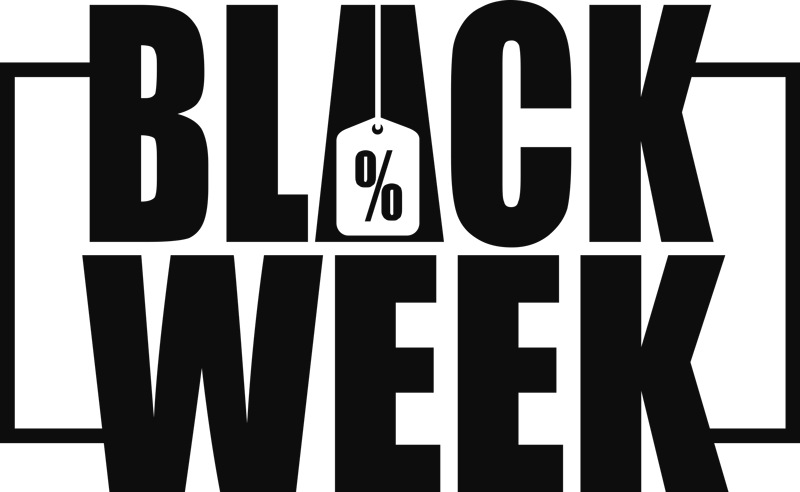Tapis vinyle black friday semaine vitrine - TenStickers