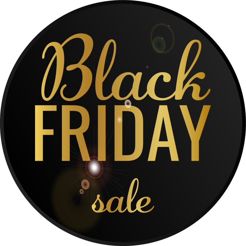 Tapis vinyle black friday vente élégante black friday - TenStickers