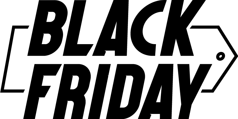Tapis vinyle black friday écriture cursive moderne - TenStickers
