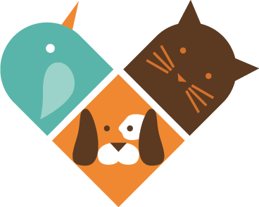 Tapis vinyle animal visages d'animaux colorés - TenStickers