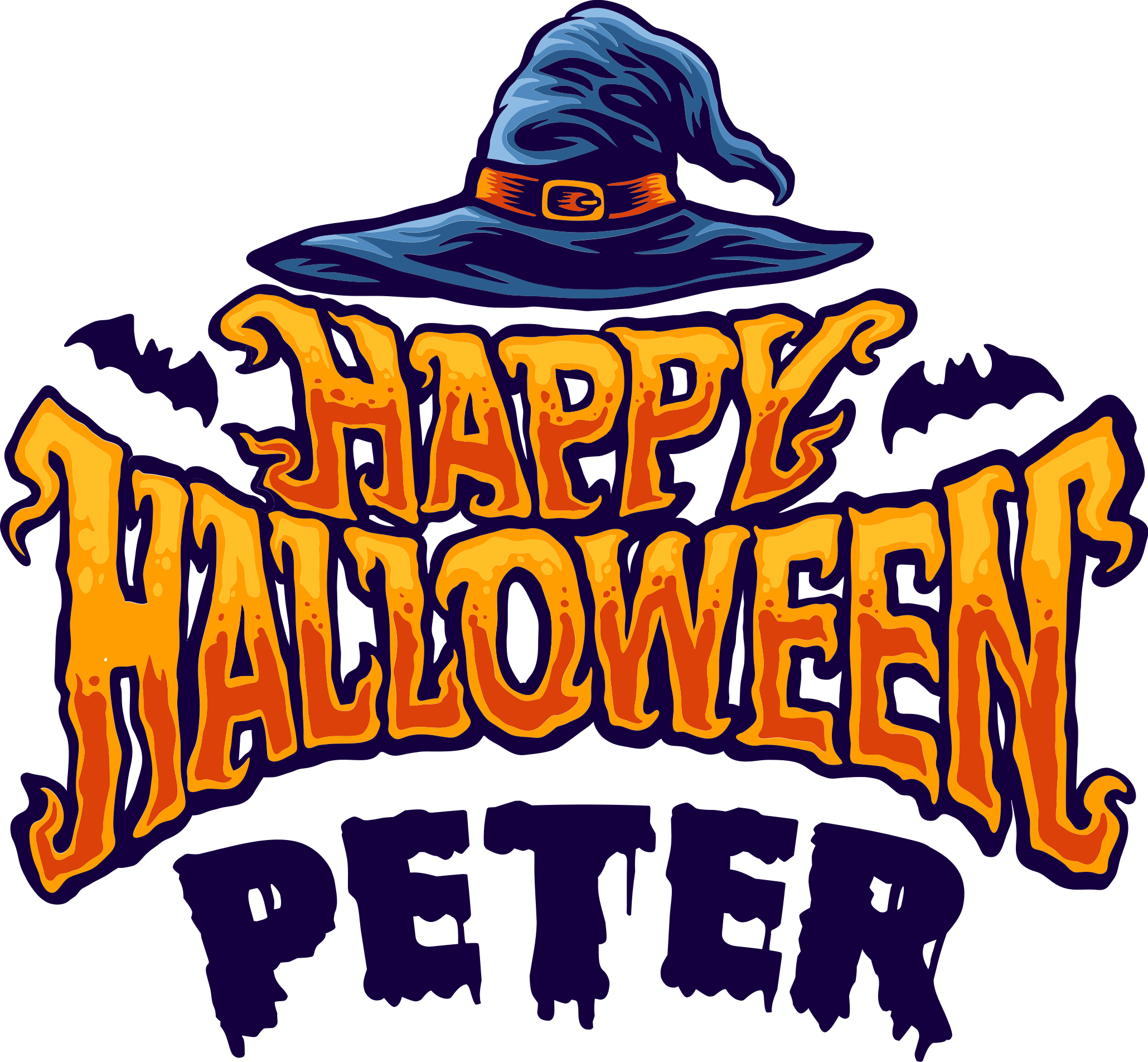 Tapis vinyle pour halloween personnalisé joyeux halloween - TenStickers
