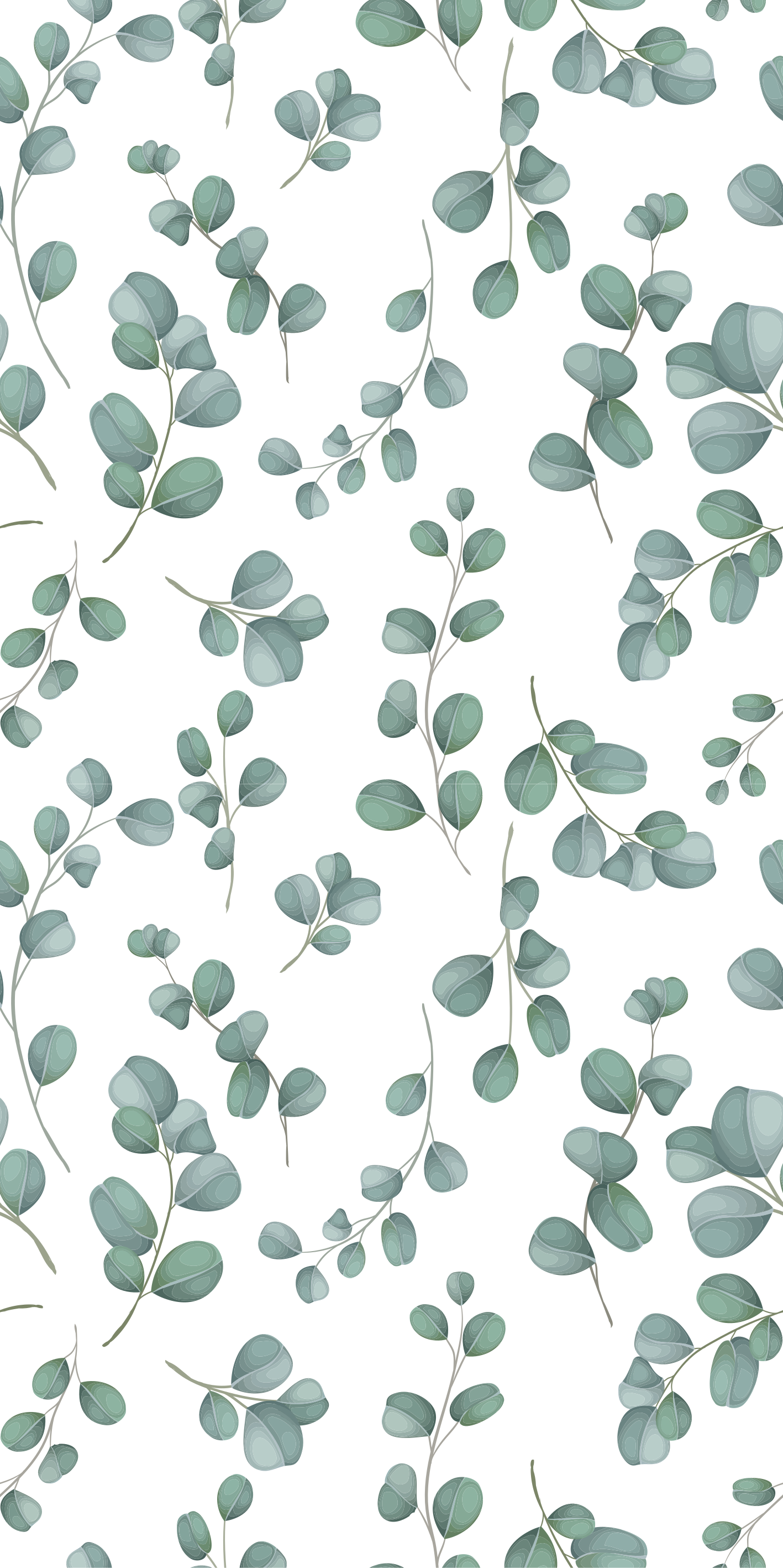 Tapis vinyle fleurs et plantes motif aquarelle élégant - TenStickers